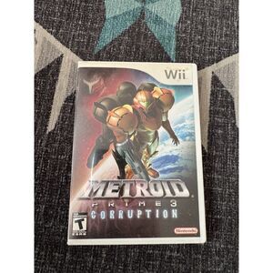 Metroid Prime 3 Corruption Nintendo Wii Complete CIB Tested And Working